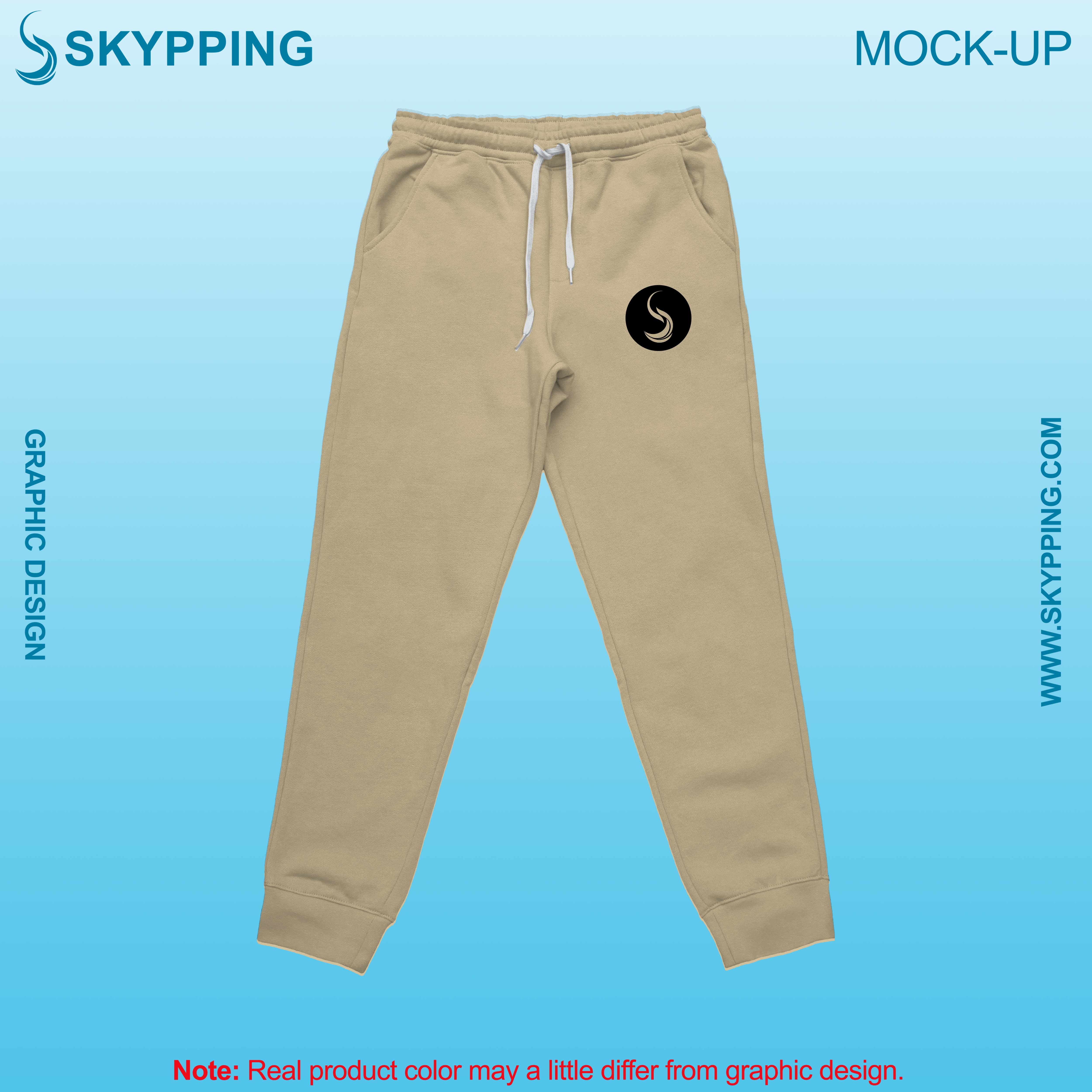 Sweatpant with Crossed Pocket and Ribbed Bottom